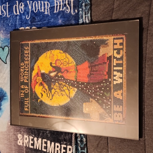 Witch Diamond Painting Completed (H137)
